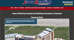Desktop Screenshot of jacoroofing.com